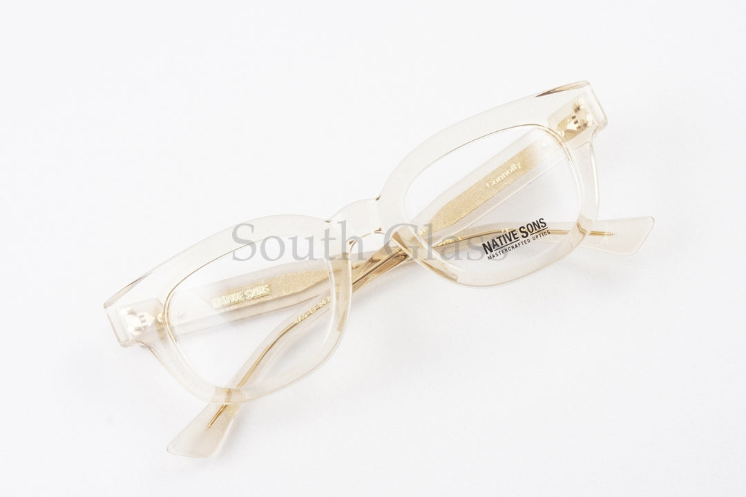 NATIVE SONS クリア メガネ Connolly Col.Honey Mauve PL-066U ウェリントン 芯張り コノリー ネイティブサンズ 正規品