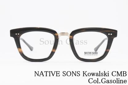 NATIVE SONS メガネ Kowalski CMB Col.Gasoline PM-027F ウェリントン フォックス コンビネーション コワルスキーコンビ ネイティブサンズ 正規品