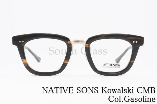 NATIVE SONS メガネ Kowalski CMB Col.Gasoline PM-027F ウェリントン フォックス コンビネーション コワルスキーコンビ ネイティブサンズ 正規品