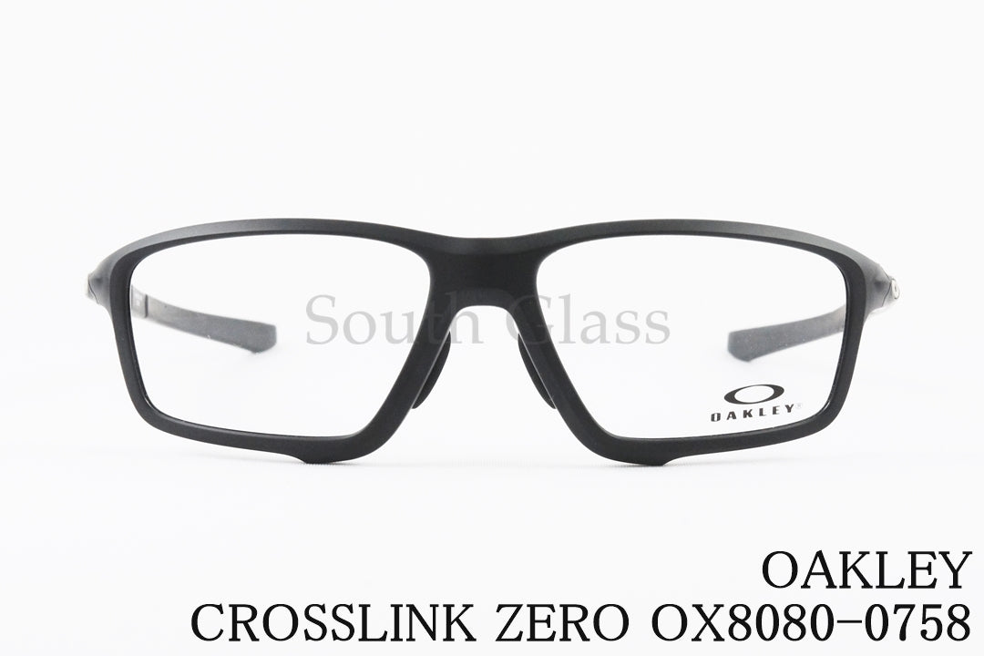 OAKLEY メガネ CROSSLINK ZERO OX8080-0758 スクエア アジアンフィット クロスリンクゼロ オークリー 正規品