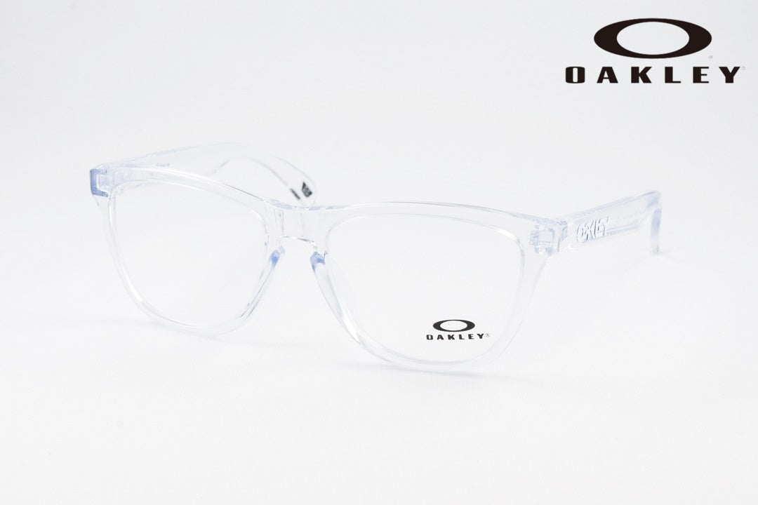 OAKLEY クリア メガネ Frogskins RX OX8137A-0254 ウェリントン アジアンフィット フロッグスキン オークリー 正規品