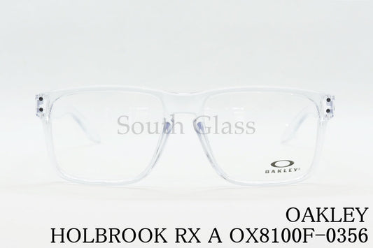 OAKLEY クリア メガネ HOLBROOK RX A OX8100F-03 56サイズ 58サイズ ウェリントン ホルブルック クリアフレーム オークリー 正規品