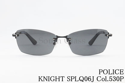POLICE 偏光 サングラス SPLQ06J COL.530P 60サイズ スクエア ツーポ ポリス 正規品