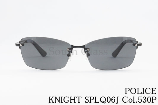 POLICE 偏光 サングラス SPLQ06J COL.530P 60サイズ スクエア ツーポ ポリス 正規品