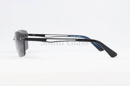 POLICE 偏光 サングラス SPLQ06J COL.530P 60サイズ スクエア ツーポ ポリス 正規品
