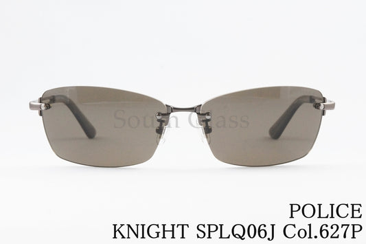 POLICE 偏光 サングラス SPLQ06J COL.627P 60サイズ スクエア ツーポ ポリス 正規品