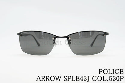 POLICE 偏光 サングラス SPLE43J COL.530P 60サイズ スクエア ツーポ ポリス 正規品