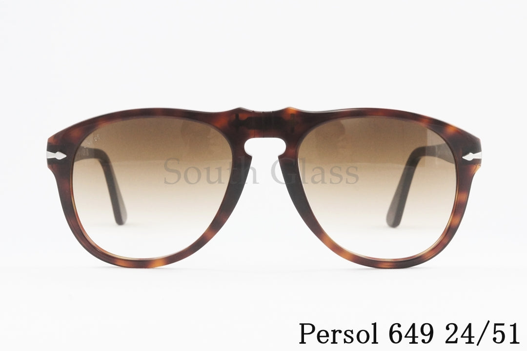 Persol サングラス 649 24/51 ティアドロップ フレーム おしゃれ 眼鏡 メガネ ペルソール 正規品