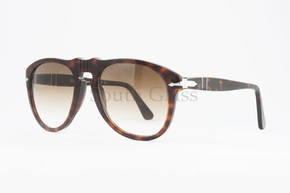 Persol サングラス 649 24/51 ティアドロップ フレーム おしゃれ 眼鏡 メガネ ペルソール 正規品