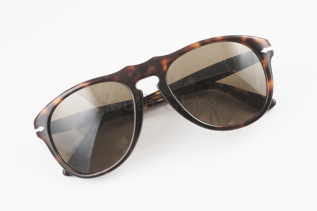 Persol 偏光 サングラス 649 24/57 ティアドロップ フレーム おしゃれ 眼鏡 メガネ ペルソール 正規品