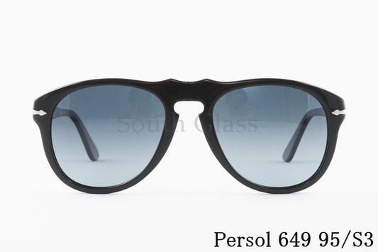 Persol 偏光 サングラス 649 95/S3 ティアドロップ フレーム おしゃれ 眼鏡 メガネ ペルソール 正規品