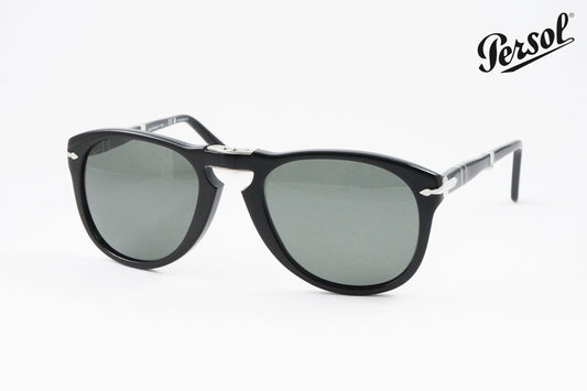 Persol 偏光 サングラス 714 95/58 Folding アジアンフィット ティアドロップ 折りたたみ Steve McQueen ペルソール 正規品