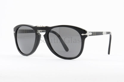 【スティーブマックイーンモデル】Persol サングラス 714-S-M 95/B1 Folding Steve McQueen ポラライズド アジアンフィット ティアドロップ ペルソール 正規品