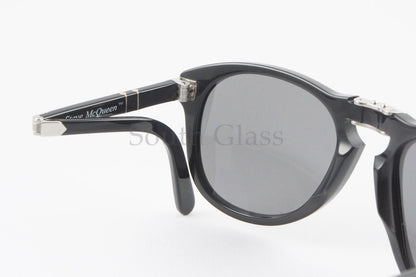 【スティーブマックイーンモデル】Persol サングラス 714-S-M 95/B1 Folding Steve McQueen ポラライズド アジアンフィット ティアドロップ ペルソール 正規品