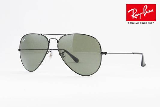 Ray-Ban 偏光 サングラス RB3025 002/58 58サイズ AVIATOR ティアドロップ アビエーター レイバン 正規品