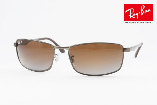 Ray-Ban 偏光サングラス RB3498 029/T5 61サイズ 64サイズ スクエア 偏光レンズ レイバン 正規品