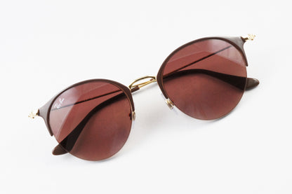 Ray-Ban サングラス RB3578 9009/13 50サイズ ハーフリム 半リム サーモント ナイロール ボストン ブロー レイバン 正規品