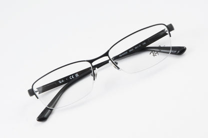 Ray-Ban メガネ RX6453D 2503 ナイロール ハーフリム 半リム スクエア RB6453D レイバン 正規品