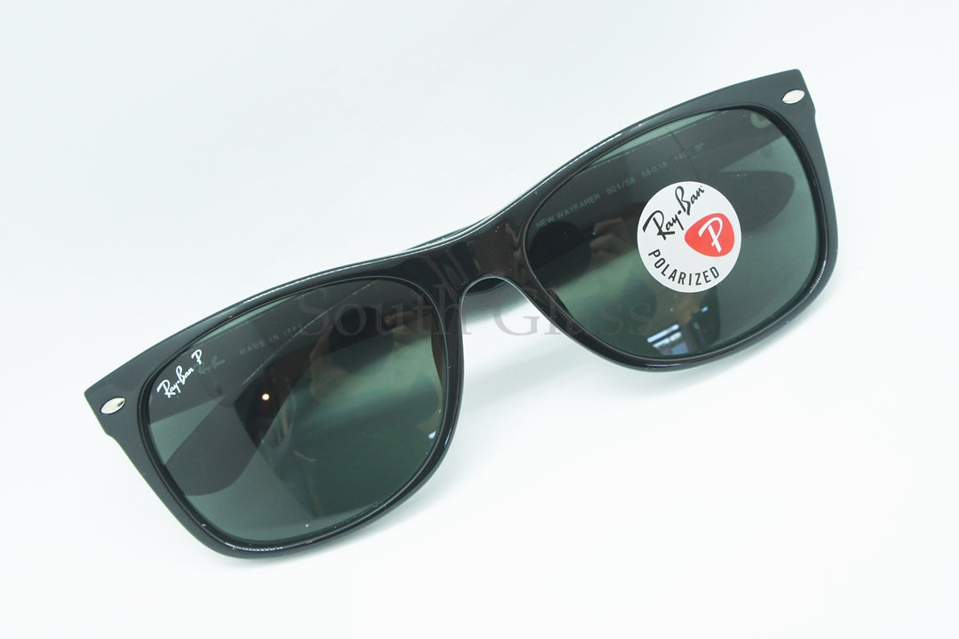 Ray-Ban 偏光 サングラス RB2132-F 901/58 58サイズ NEW WAYFARER ウェリントン レイバン 正規品