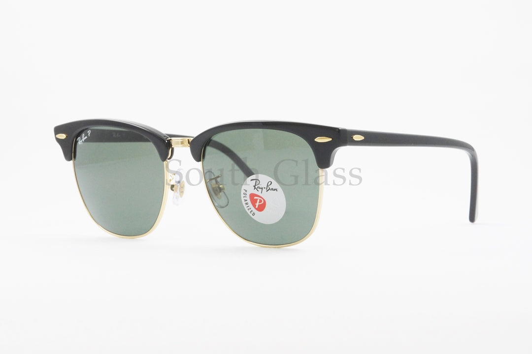 Ray-Ban 偏光 サングラス CLUBMASTER RB3016-F 901/58 55サイズ クラシック サーモント ブロー クラブマスター レイバン 正規品