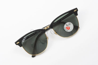 Ray-Ban 偏光 サングラス CLUBMASTER RB3016-F 901/58 55サイズ クラシック サーモント ブロー クラブマスター レイバン 正規品