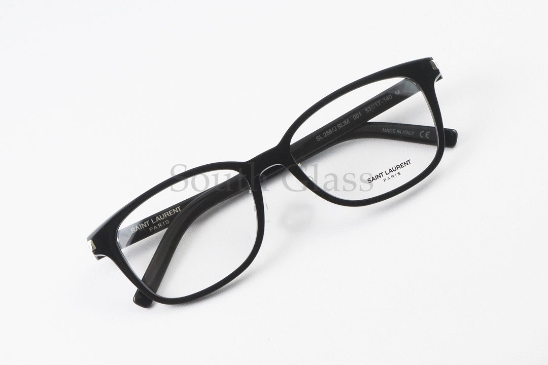 SAINT LAURENT メガネ SL288/J SLIM 001 スクエア メンズ レディース アジアンフィット サンローラン 正規品