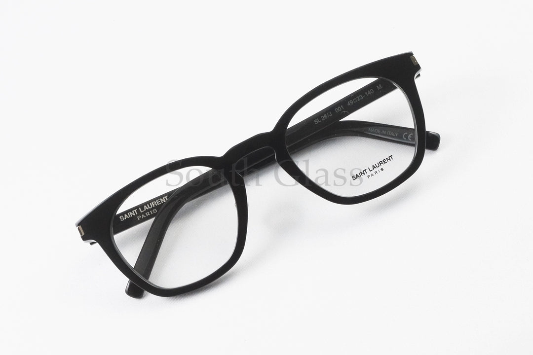 SAINT LAURENT メガネ SL28/J 001 ウェリントン メンズ レディース アジアンフィット サンローラン 正規品