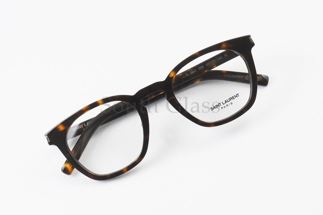 SAINT LAURENT メガネ SL28/J 002 ウェリントン メンズ レディース アジアンフィット サンローラン 正規品