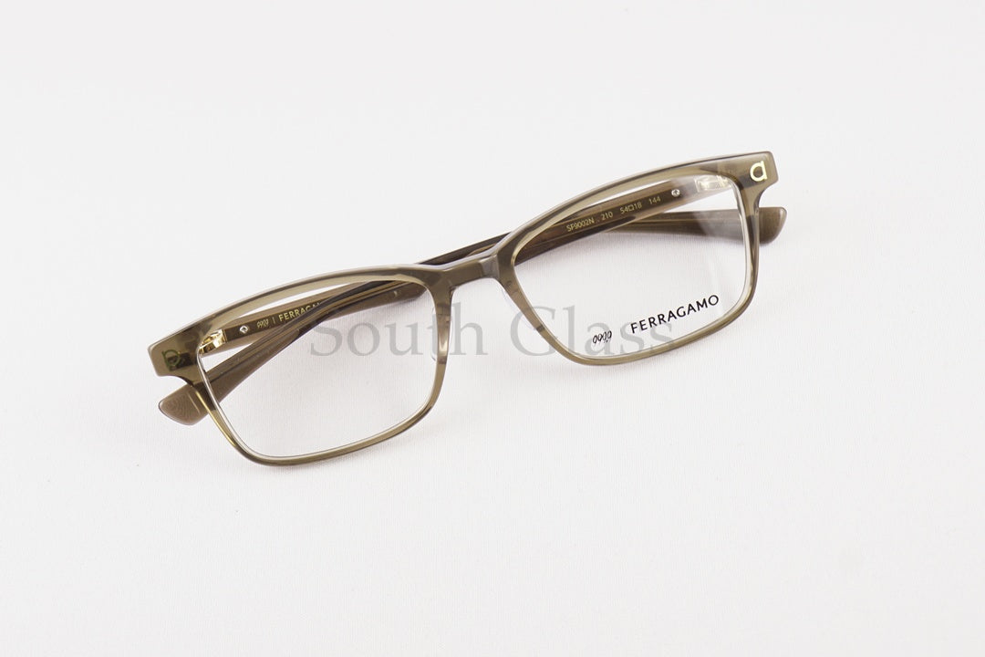 999.9×Ferragamo メガネ SF9002N 210 コラボモデル アジアンフィット スクエア フォーナインズ フェラガモ 正規品