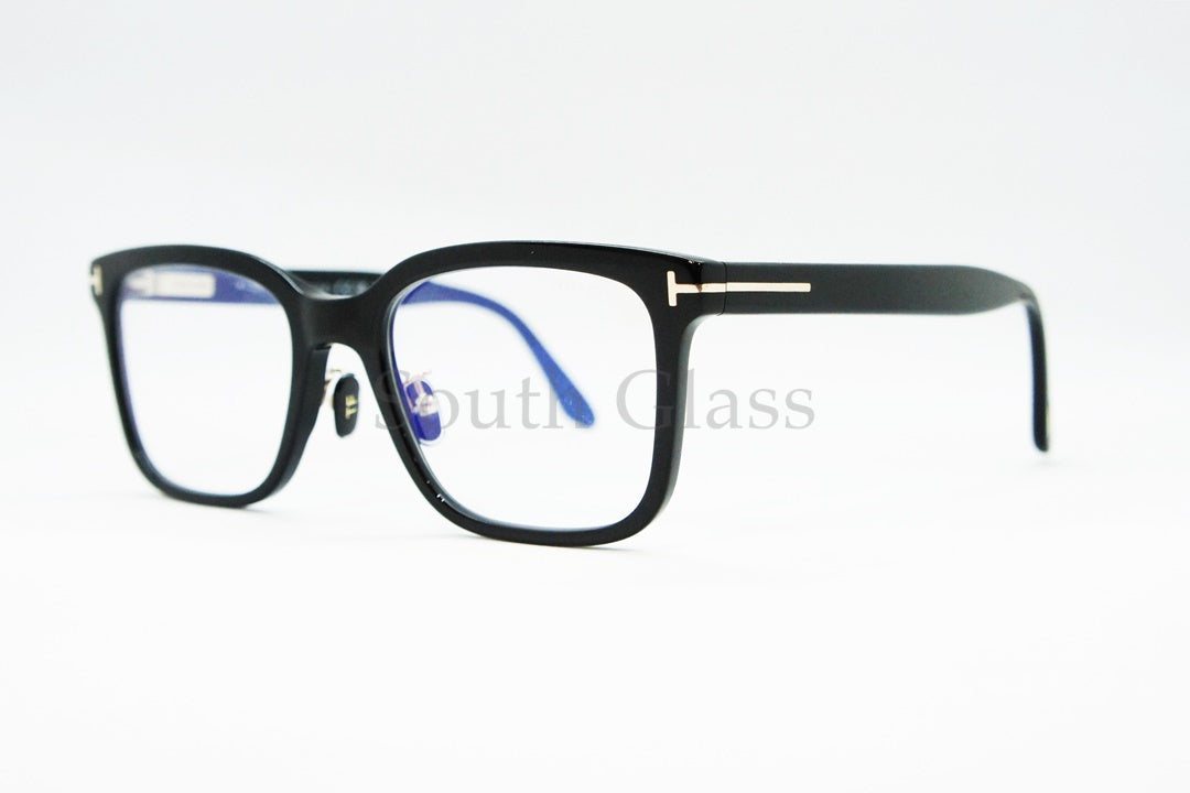 TOM FORD ブルーライトカット TF5853-D-B ECO 001 スクエア メンズ レディース 眼鏡 アジアンフィット メガネフレーム トムフォード