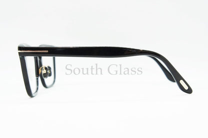 TOM FORD ブルーライトカット TF5853-D-B ECO 001 スクエア メンズ レディース 眼鏡 アジアンフィット メガネフレーム トムフォード