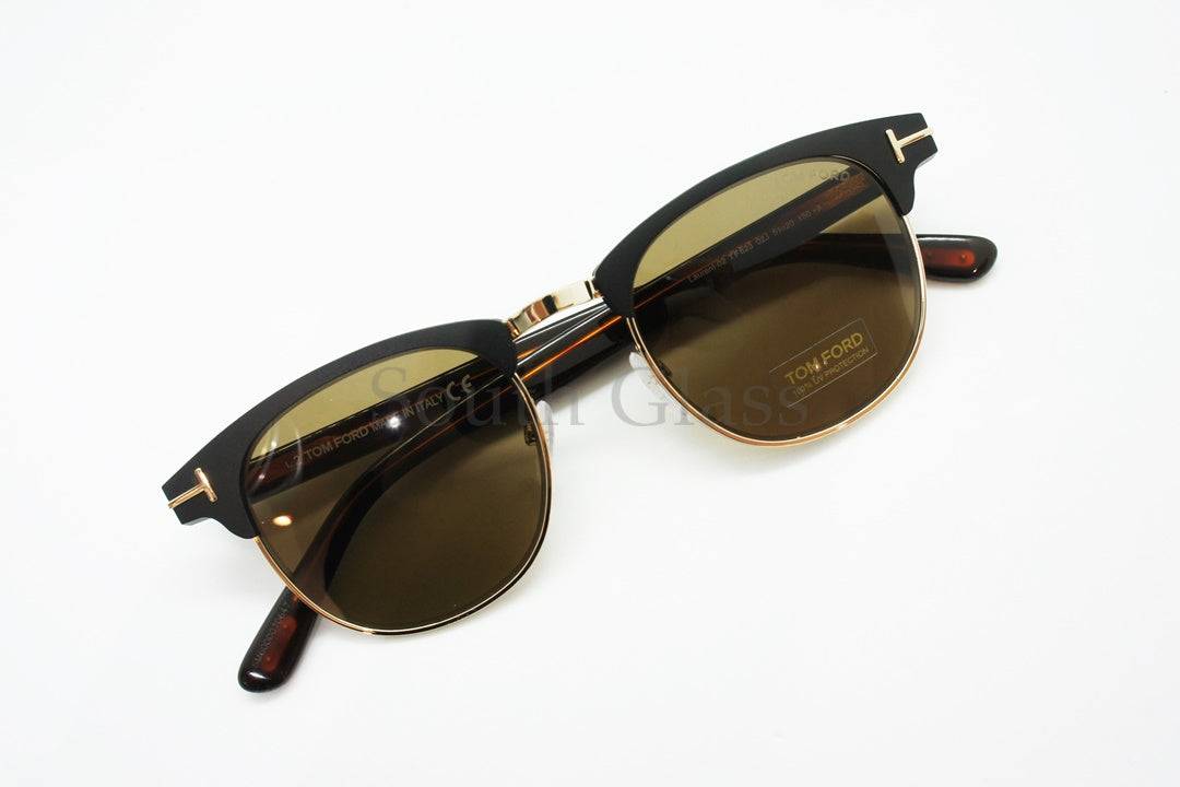 【今市隆二さん着用】TOM FORD サングラス TF623 02J Laurent-02 サーモント ブラウン フレーム ブロー ボスリントン トムフォード