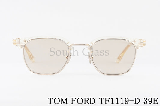 TOM FORD クリア サングラス TF1119-D 39E 日本限定 サーモント ブロー ウェリントン コンビネーション クラシカル メンズ レディース トムフォード