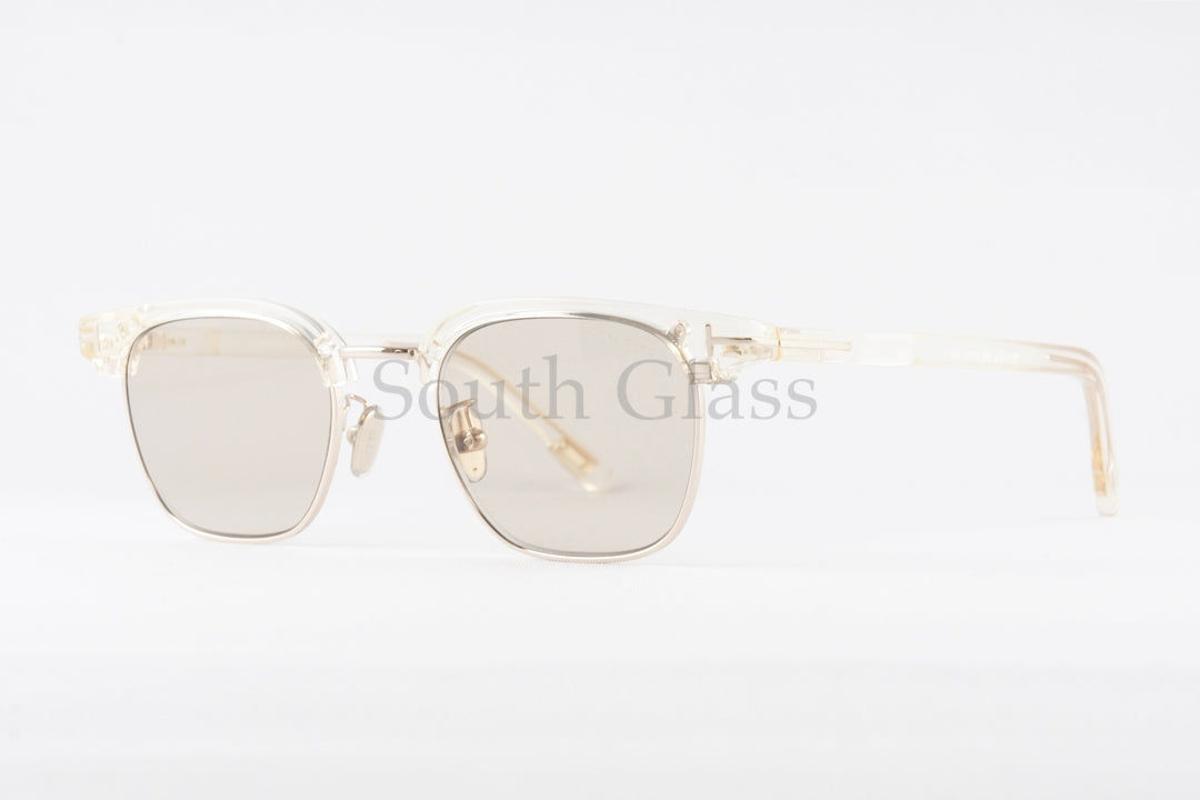 TOM FORD クリア サングラス TF1119-D 39E 日本限定 サーモント ブロー ウェリントン コンビネーション クラシカル メンズ レディース トムフォード