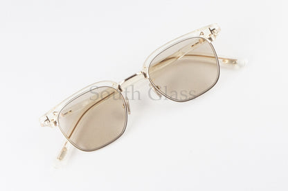 TOM FORD クリア サングラス TF1119-D 39E 日本限定 サーモント ブロー ウェリントン コンビネーション クラシカル メンズ レディース トムフォード