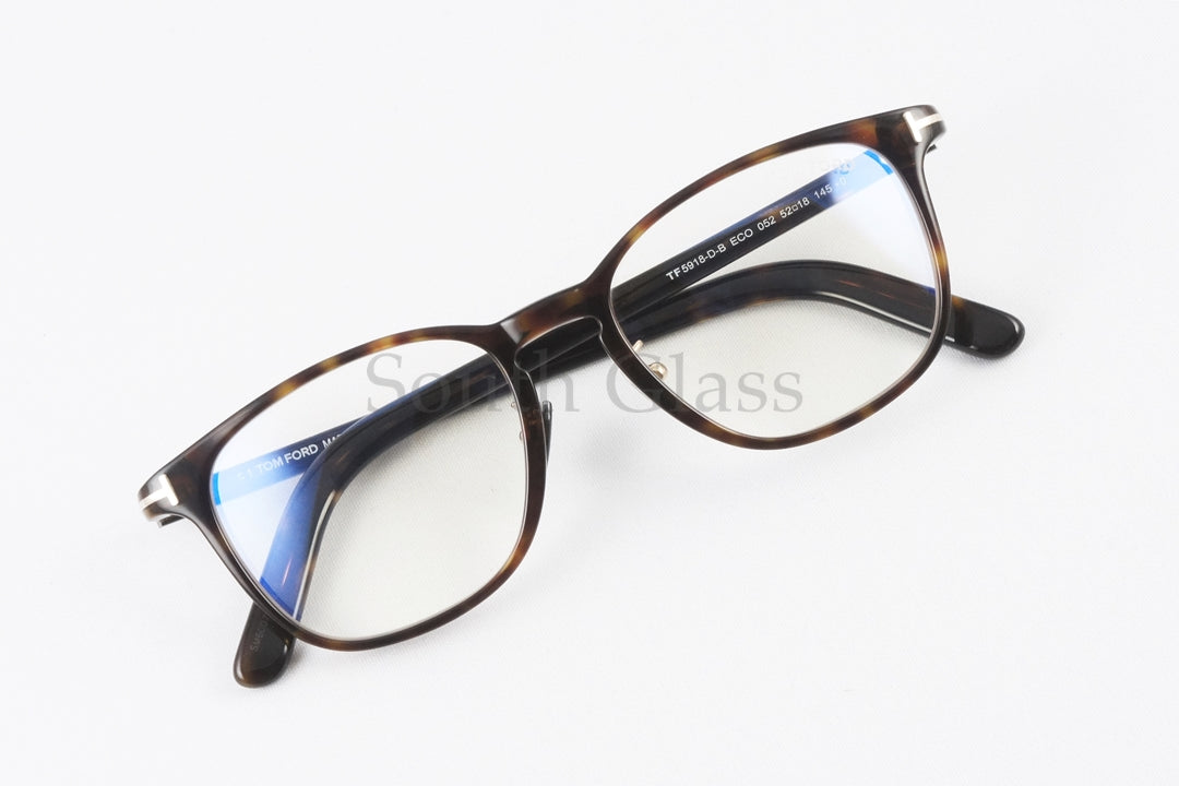 TOM FORD メガネ TF5918-D-B ECO 052 日本限定 ウェリントン メンズ レディース おしゃれ アジアンフィット トムフォード