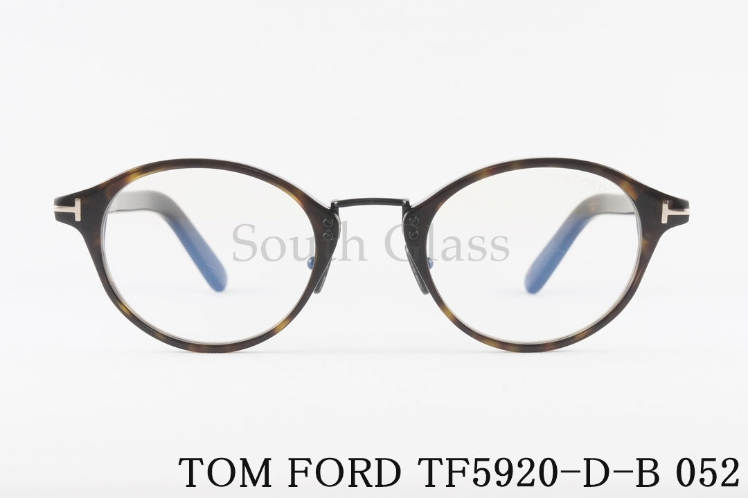 TOM FORD ブルーライトカット TF5920-D-B 052 日本限定 オーバル コンビネーション メンズ レディース メガネ アジアンフィット トムフォード