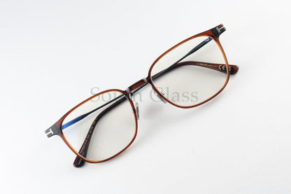 【LE SSERAFIMサクラさん着用】TOM FORD ブルーライトカット TF5923-K-B 045 ウェリントン クリアフレーム メンズ レディース アジアンフィット メガネ トムフォード