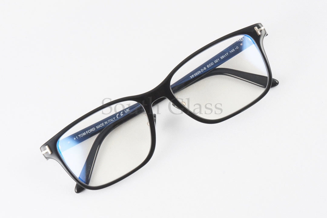 TOM FORD ブルーライトカット TF5926-D-B ECO 001 日本限定 スクエア メンズ レディース 眼鏡 おしゃれ アジアンフィット メガネ トムフォード