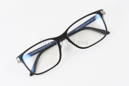 TOM FORD ブルーライトカット TF5926-D-B ECO 001 日本限定 スクエア メンズ レディース 眼鏡 おしゃれ アジアンフィット メガネ トムフォード