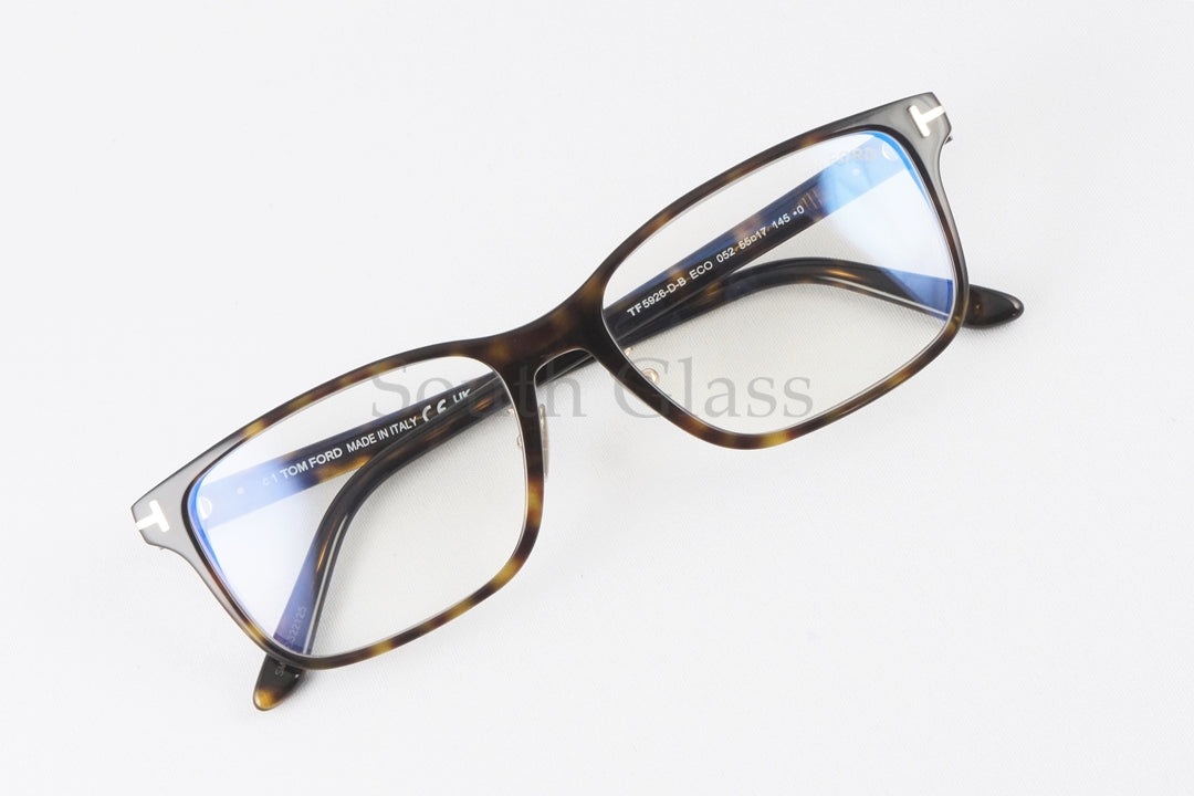 TOM FORD ブルーライトカット TF5926-D-B ECO 052 日本限定 スクエア メンズ レディース 眼鏡 おしゃれ アジアンフィット メガネ トムフォード