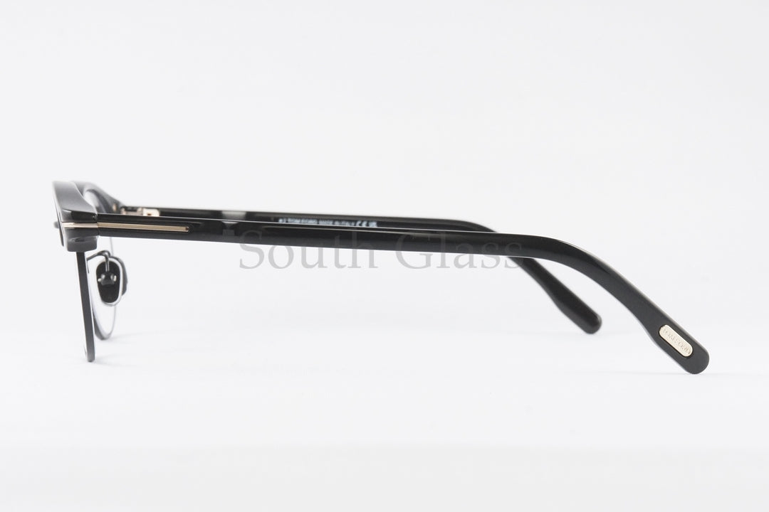 TOM FORD ブルーライトカット TF5933-D-B 001 日本限定 サーモント ブロー オーバル コンビネーション クラシカル メンズ レディース メガネ トムフォード