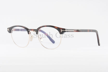 TOM FORD ブルーライトカット TF5933-D-B 052 日本限定 サーモント ブロー オーバル コンビネーション クラシカル メンズ レディース メガネ トムフォード