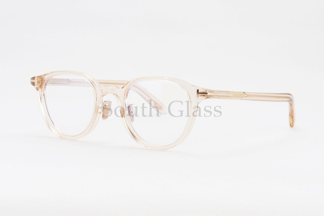 TOM FORD ブルーライトカット TF5857-D-B 072 クリア ボスリントン メンズ レディース 眼鏡 おしゃれ アジアンフィット メガネ クリアフレーム トムフォード
