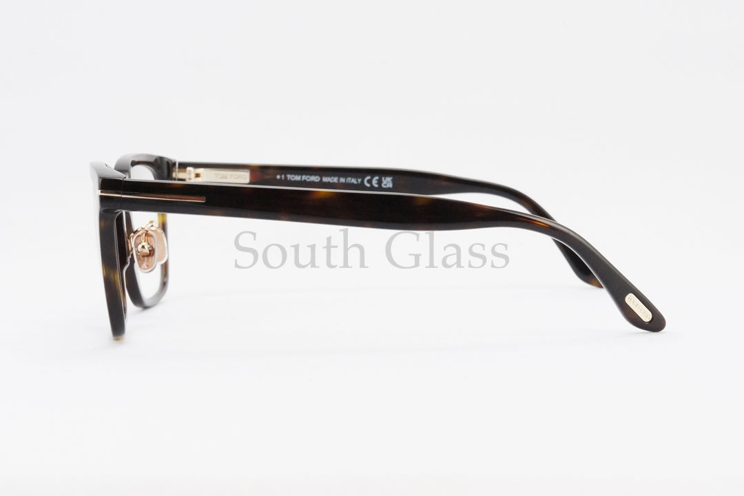 TOM FORD ブルーライトカット TF5859-D-B ECO 052 スクエア メンズ レディース 眼鏡 アジアンフィット メガネフレーム トムフォード