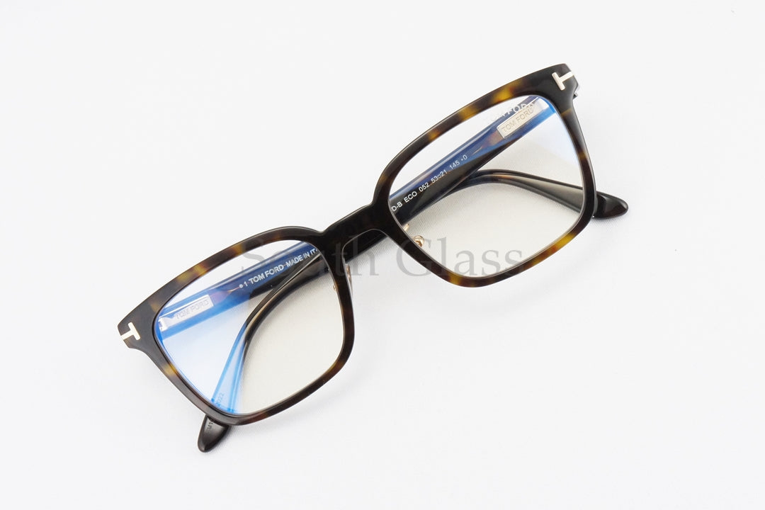 TOM FORD ブルーライトカット TF5859-D-B ECO 052 スクエア メンズ レディース 眼鏡 アジアンフィット メガネフレーム トムフォード