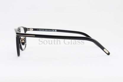 【吉野北斗さん着用】TOM FORD ブルーライトカット TF5860-D-B ECO 001 ウエリントン メンズ レディース 眼鏡 おしゃれ アジアンフィット メガネ トムフォード