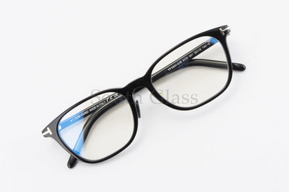 【吉野北斗さん着用】TOM FORD ブルーライトカット TF5860-D-B ECO 001 ウエリントン メンズ レディース 眼鏡 おしゃれ アジアンフィット メガネ トムフォード