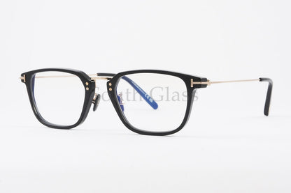 TOM FORD ブルーライトカット TF5862-D-B 001 日本限定 スクエア コンビネーション メンズ レディース 眼鏡 メガネフレーム トムフォード