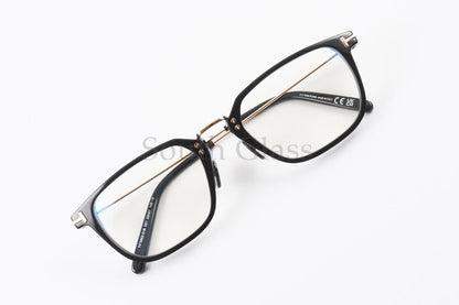 TOM FORD ブルーライトカット TF5862-D-B 001 日本限定 スクエア コンビネーション メンズ レディース 眼鏡 メガネフレーム トムフォード